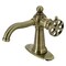 Kingston Brass KSD3543RX Single-Handle Bathroom Faucet with Push Pop-Up, Antique Brass KSD3543RX - alternate 1